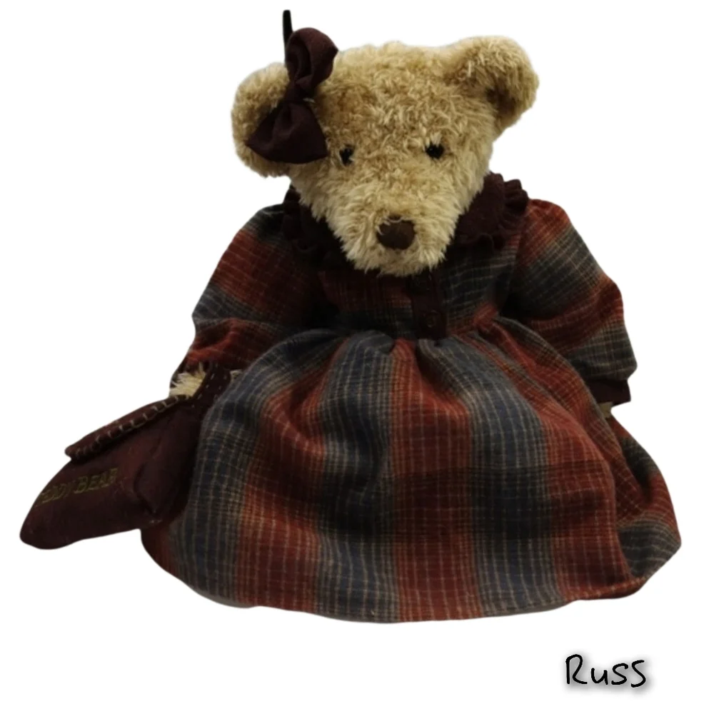 Teddy Bear Lady Eleri From the Russ Berrie Collection